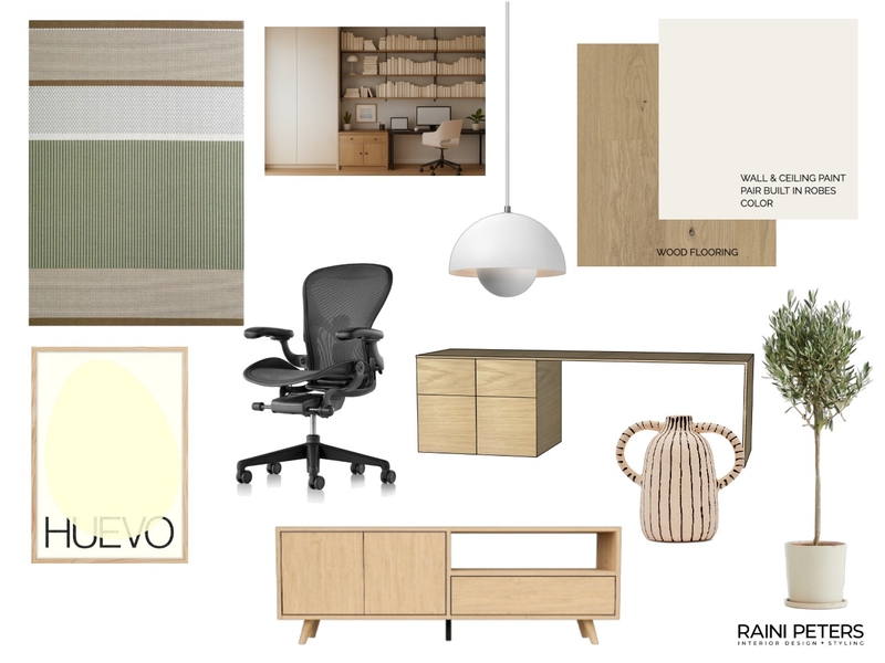 WORK ROOM Mood Board by Raini Peters Interior Design + Styling on Style Sourcebook