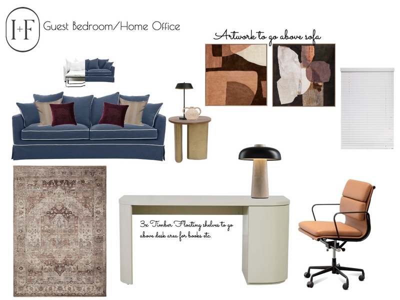 Home office Mood Board by Ivy + Finch Design on Style Sourcebook
