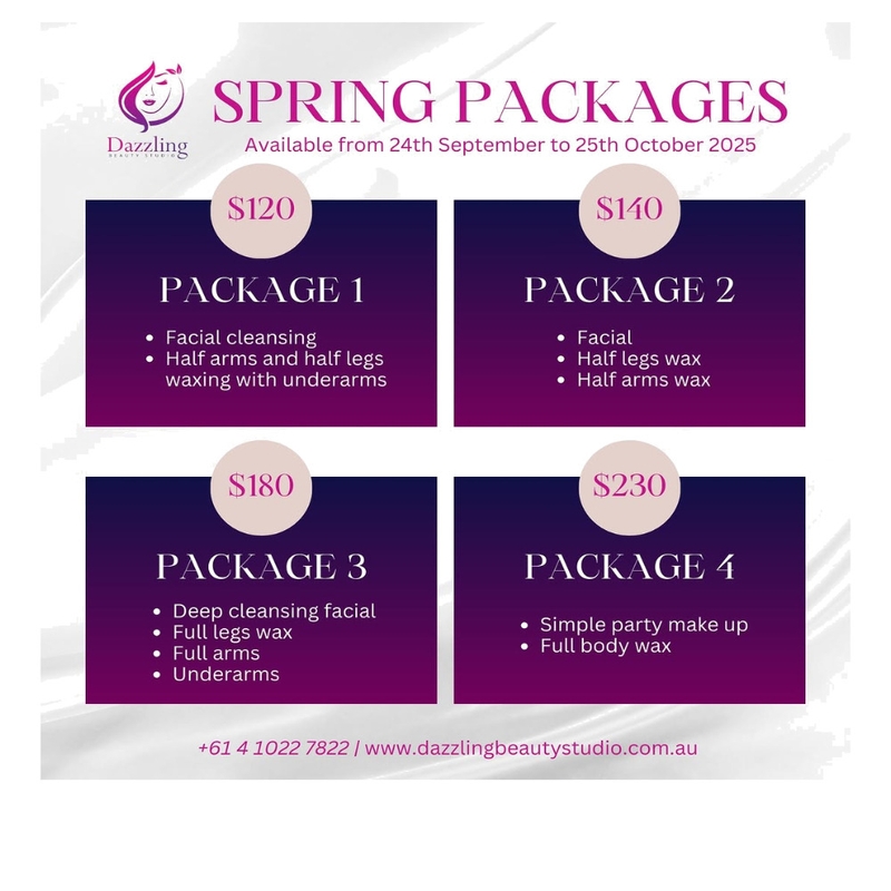 Spring Beauty Packages in Sydney | Dazzling Beauty Studio Mood Board by Dazzlingbeautystudio on Style Sourcebook