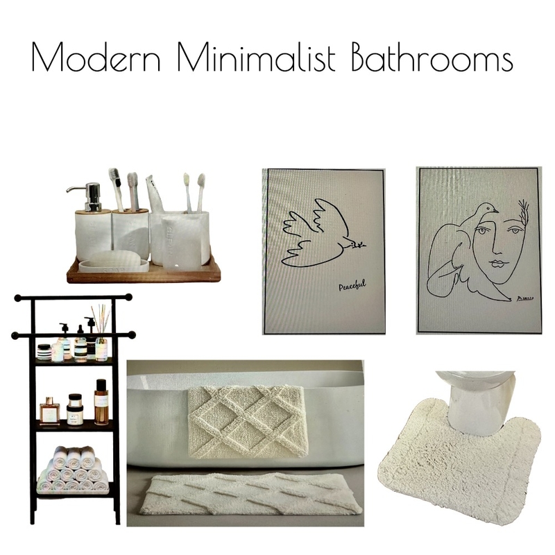 Modern Minimalist Bathrooms Mood Board by al1168ster@gmail.com on Style Sourcebook