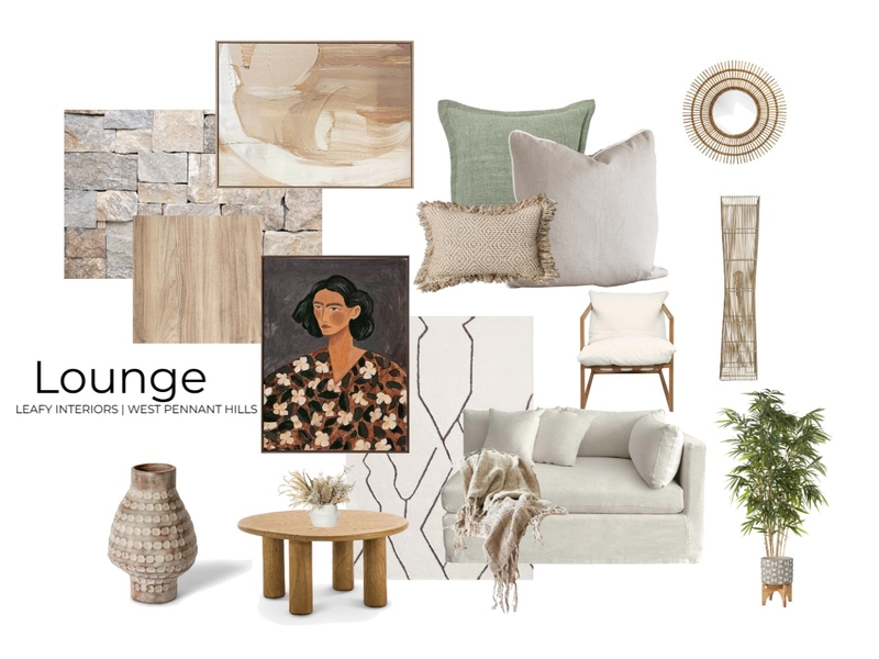 IDO0307 Mood Board by LEAFY INTERIORS | Anna Manson on Style Sourcebook