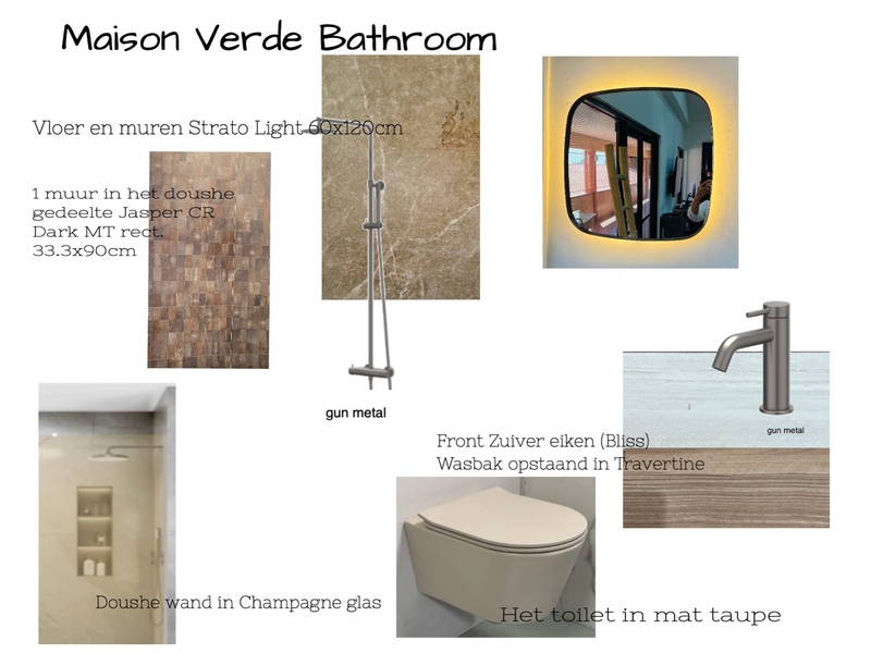 Maison Verde Bathroom Mood Board by Caroline Romer Snel on Style Sourcebook
