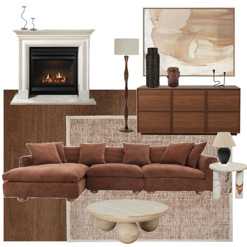warm cocoa Mood Board by Studio Cue Interiors on Style Sourcebook