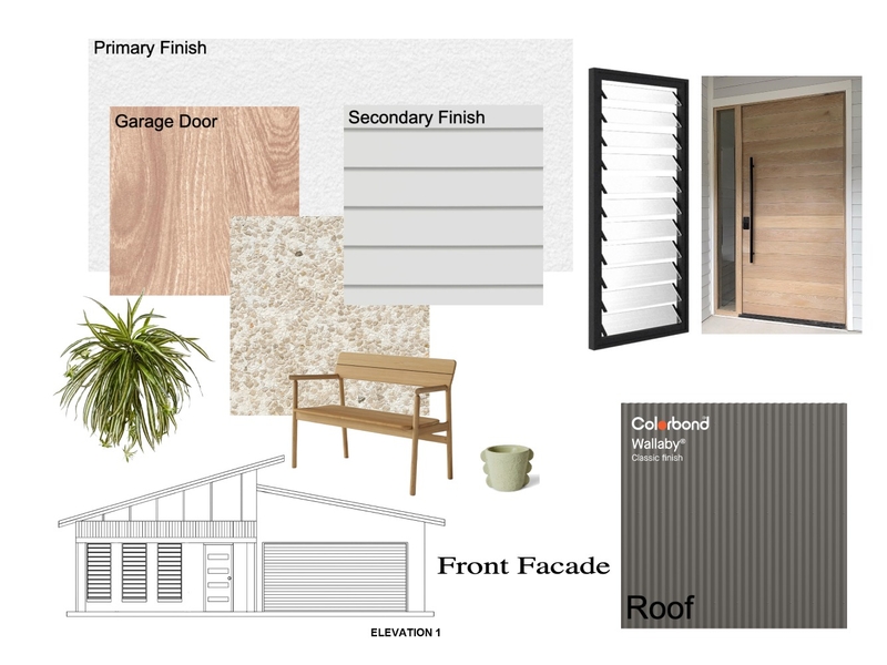 FRONT FACADE Mood Board by salthausinteriors on Style Sourcebook