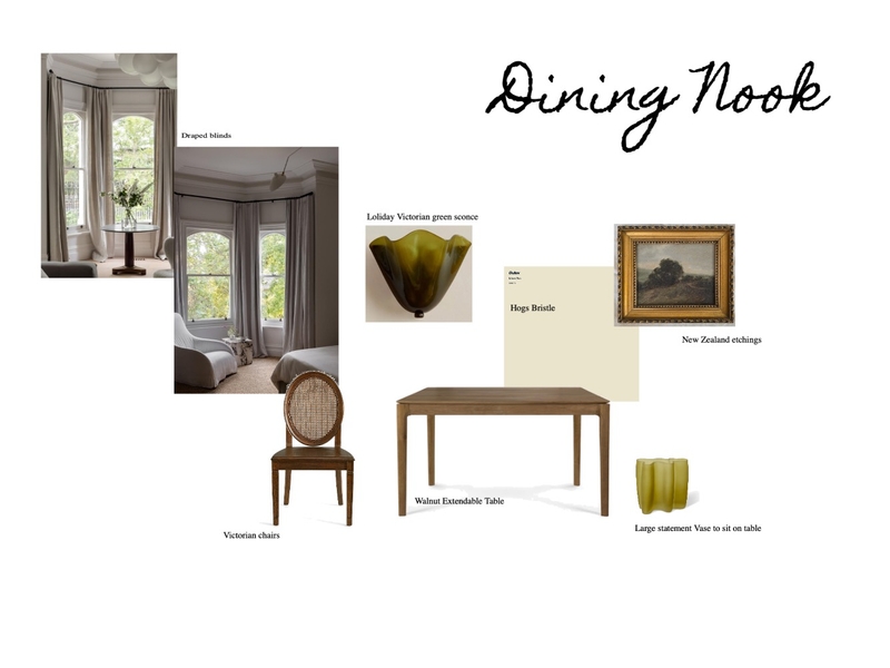 Dining Nook Interior Design Mood Board by Stefk