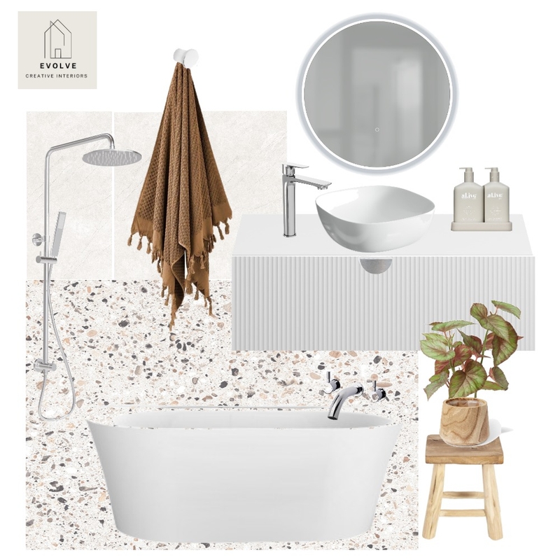 Adina St bathroom Mood Board by Evolve Creative Interiors on Style Sourcebook