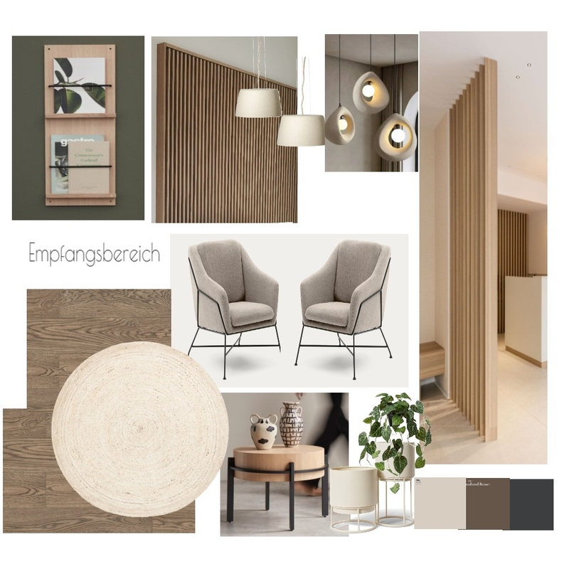 Empfangsbereich Interior Design Mood Board by RiederBeatrice