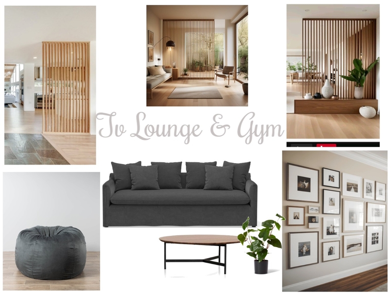 Tammy Lane TV Lounge & Gym Mood Board by Carla Dunn Interiors on Style Sourcebook