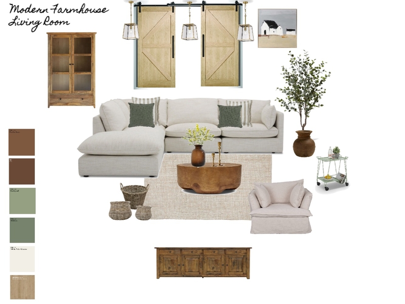 Modern Farmhouse living room Mood Board by KateH02 on Style Sourcebook