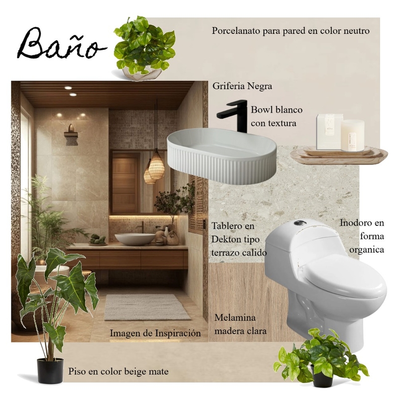 BAÑO Mood Board by NovaDop1999 on Style Sourcebook