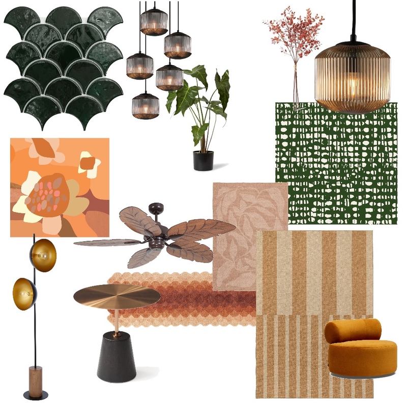 Cozy space Interior Design Mood Board by Rin