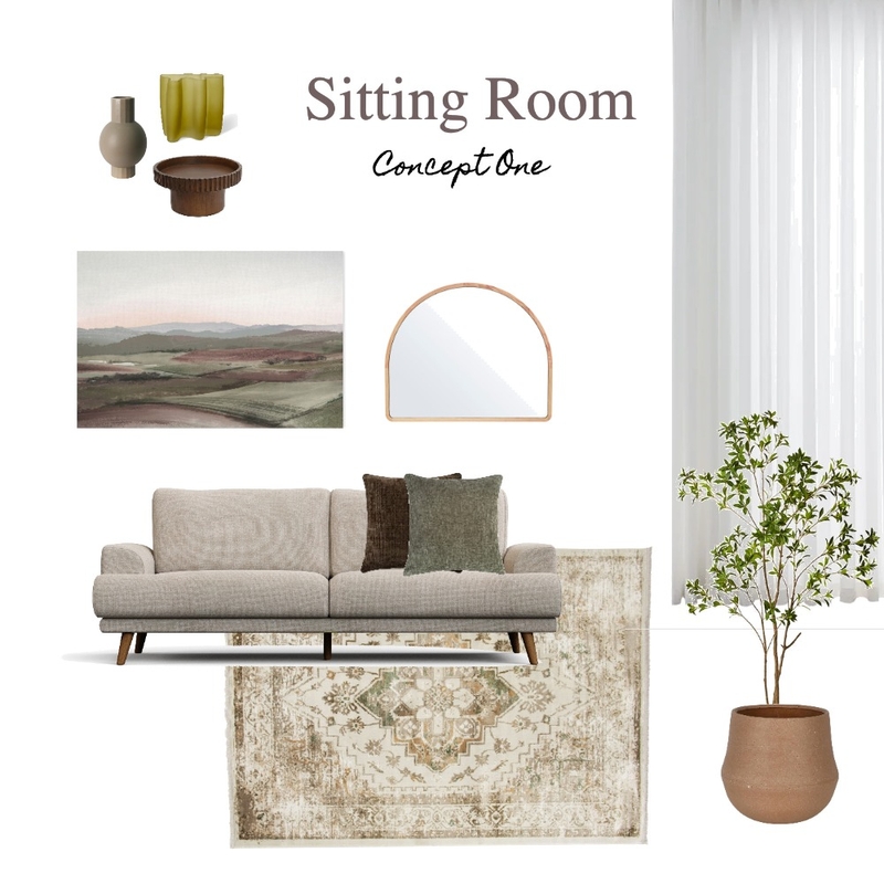 Sitting Room - Concept One Mood Board by Newline Interiors on Style Sourcebook