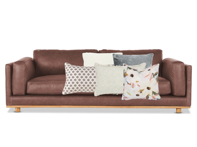 sofa marron Interior Design Mood Board by ARDE.SIGN