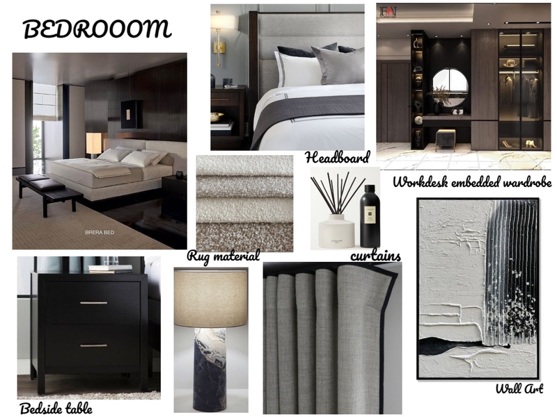 Architect bedroom Mood Board by Oeuvre designs on Style Sourcebook