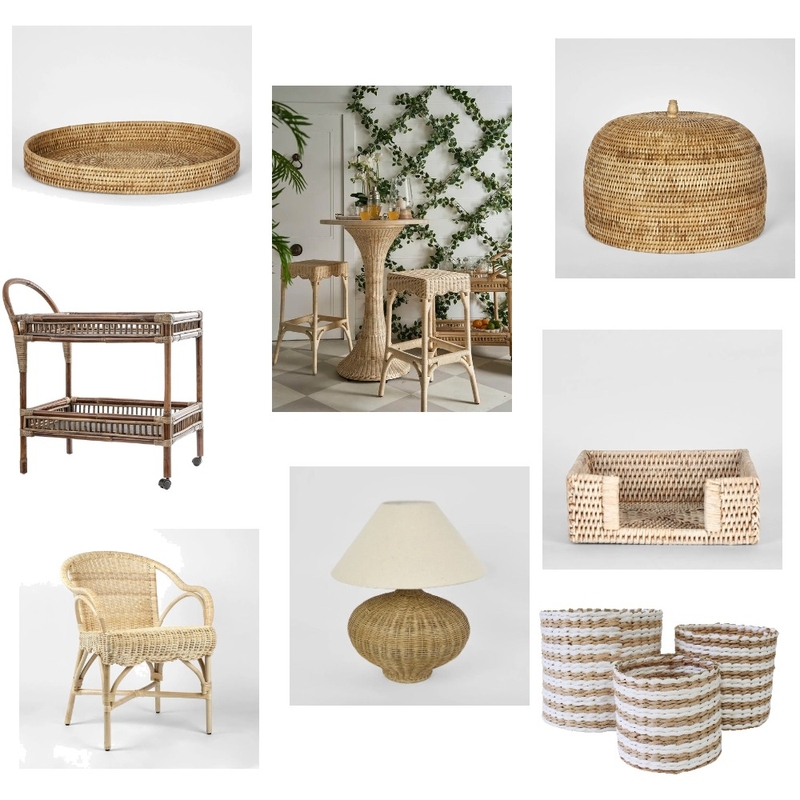 Rattan Decor Mood Board by House of Walton on Style Sourcebook