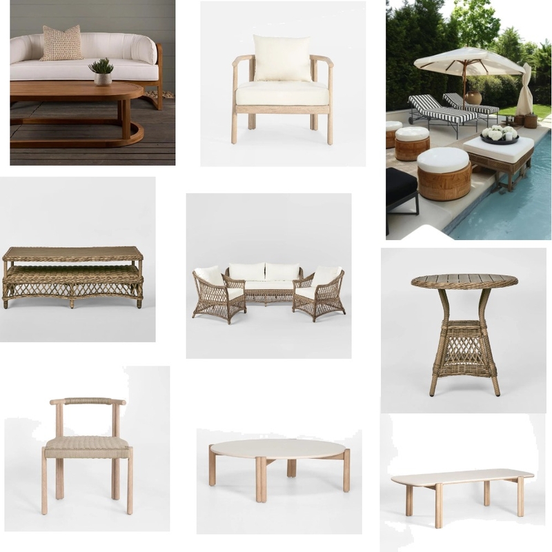 Outdoor Living Interior Design Mood Board by House of Walton