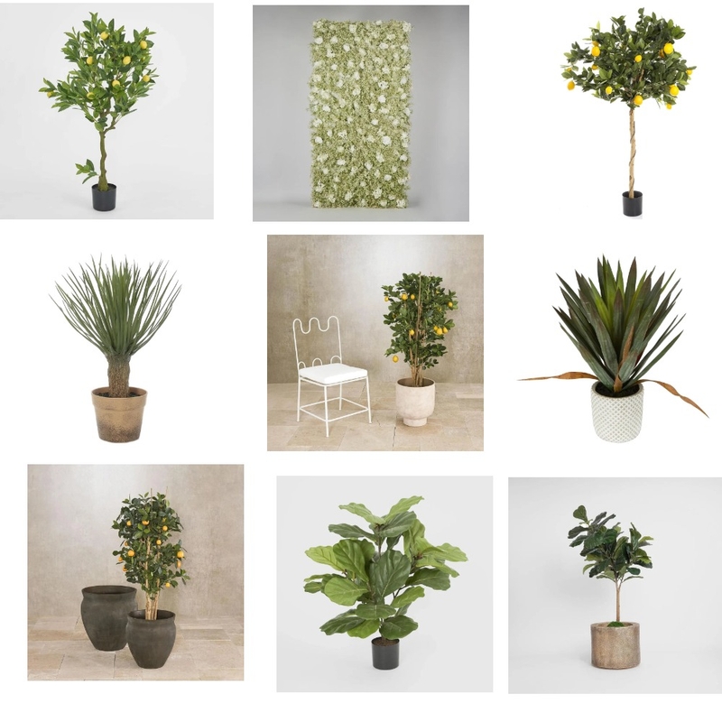 Artificial Flora Interior Design Mood Board by House of Walton Artificial Flora Interior Design Mood Board by House of Walton