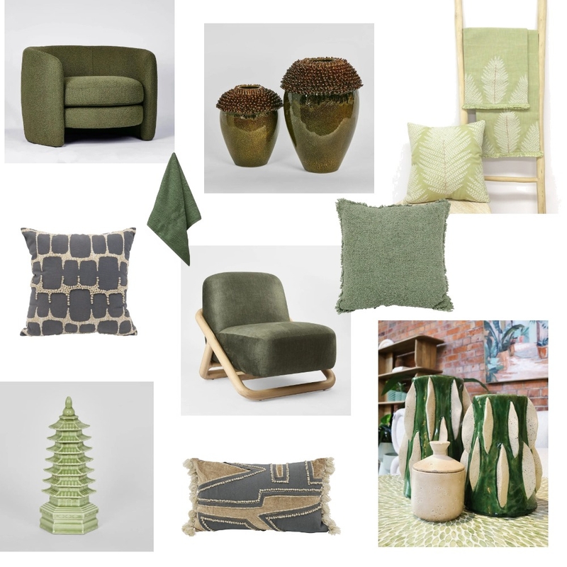 Sage/Green Home Living Mood Board by House of Walton on Style Sourcebook