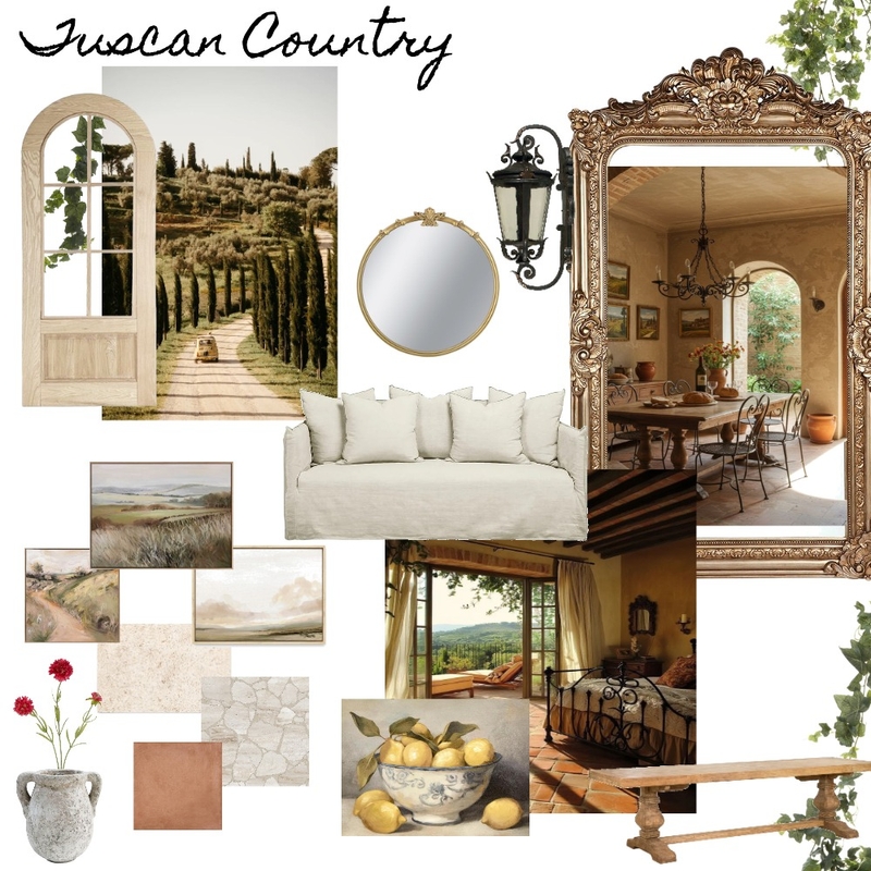 Tuscan Sample Board Mood Board by rachelengen@outlook.com on Style Sourcebook