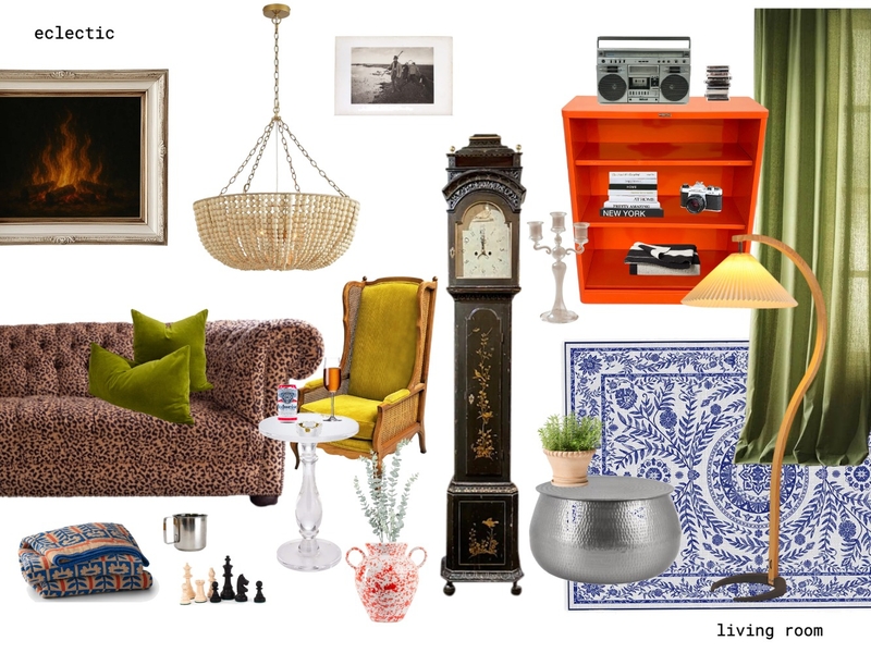 Eclectic Living Room Mood Board by justineliasmorales on Style Sourcebook