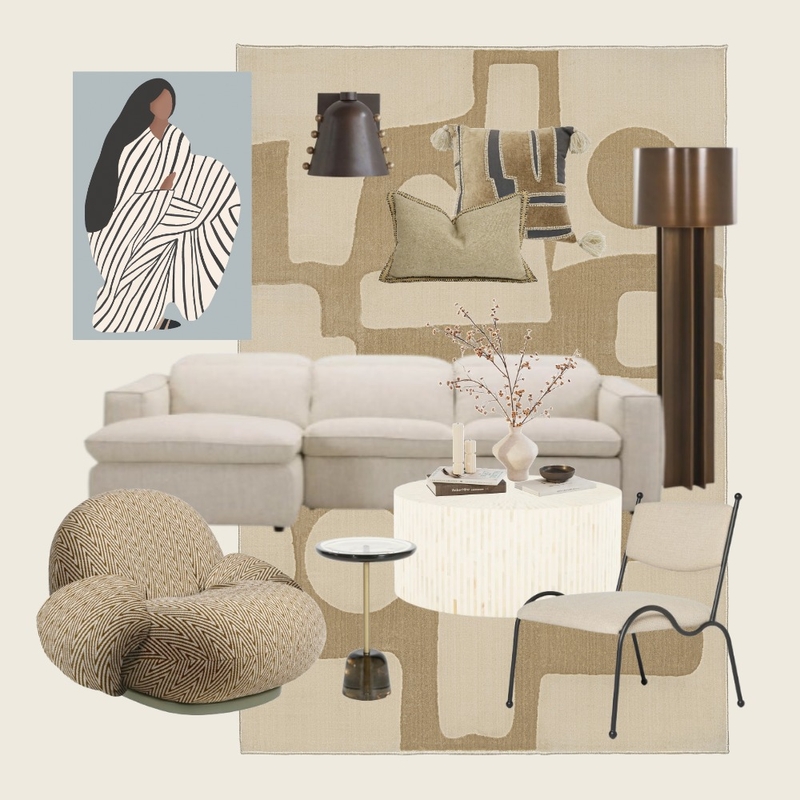 Living Space for Ammie Negrin by Janelle Mood Board by Miss Amara on Style Sourcebook