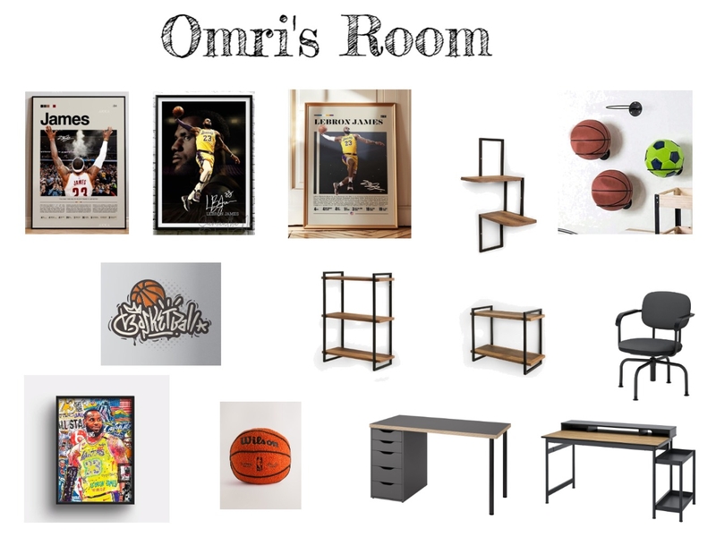 החדר של עומרי- מור וגיא קצין Mood Board by noa kravitz on Style Sourcebook