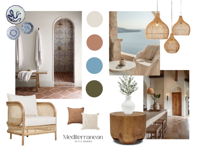 Mediterranean Mood Board by Renee Wratih on Style Sourcebook