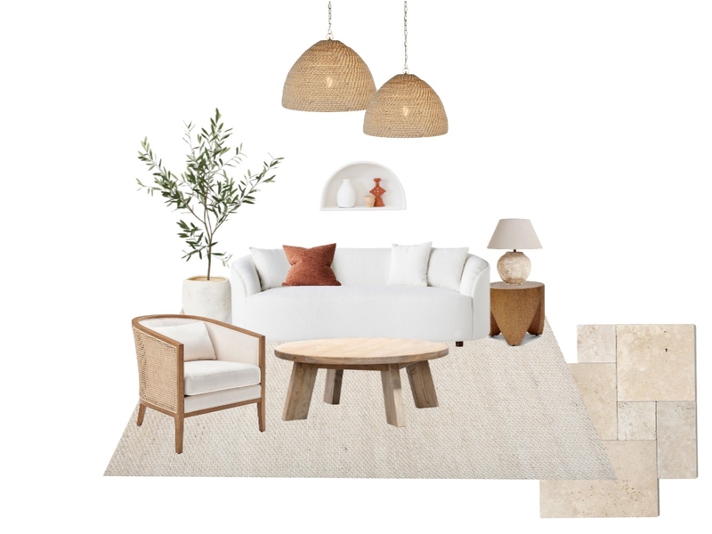 Mediterranean Lounge Room Mood Board by Renee Wratih on Style Sourcebook