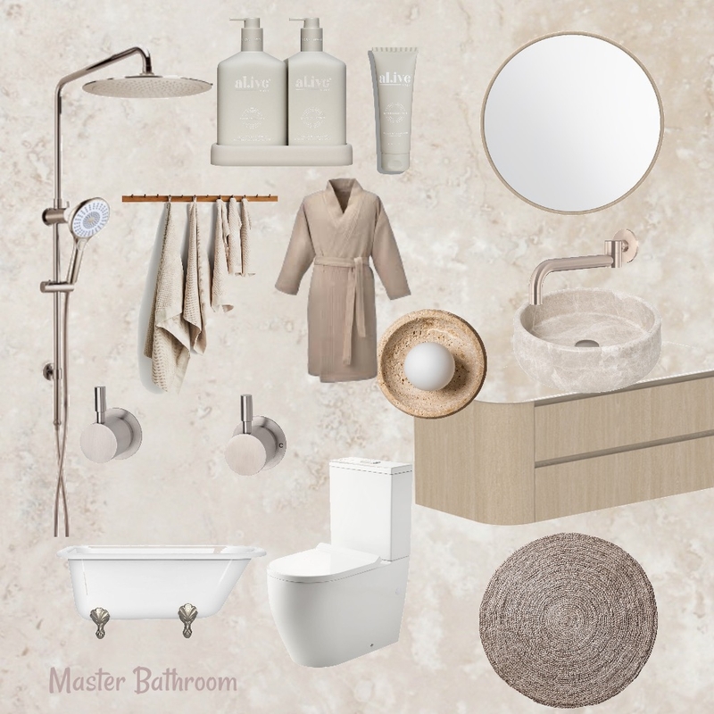 Master bathroom Mood Board by Rech0o on Style Sourcebook