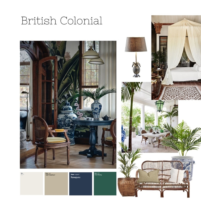 British Colonial Mood Board by sarah.murthy on Style Sourcebook