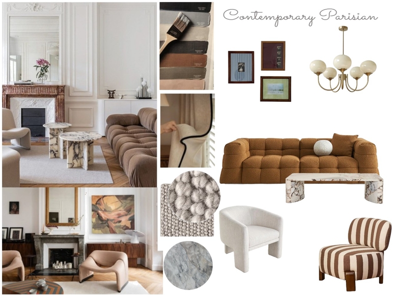 Contemporary Parisian Mood Board by TLCameron on Style Sourcebook