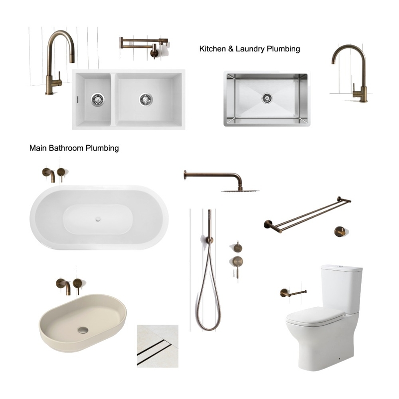 Gorubal Main Kitchen and Laundry Plumbing Mood Board by Francesca  @ studiocesca on Style Sourcebook