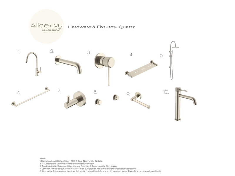 hardware and Fixtures TAPWARE- QUARTZ Mood Board by Alice + Ivy Design Studio on Style Sourcebook