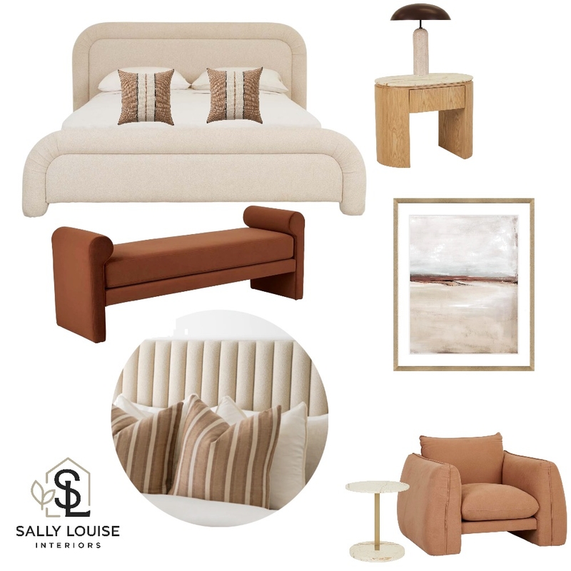 Main Bedroom Concept 2 Mood Board by Sally Louise Interiors on Style Sourcebook