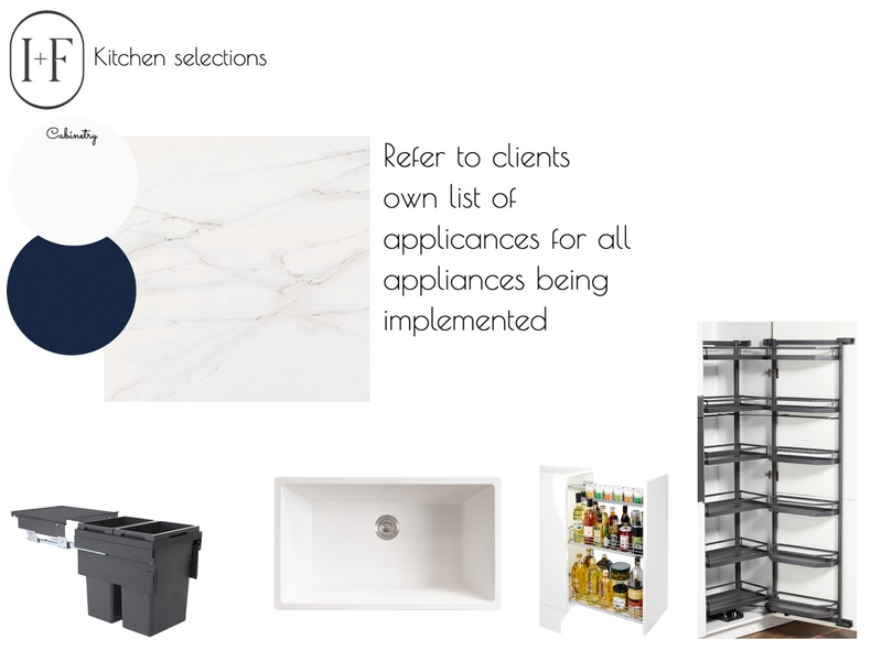 Kitchen selections Mood Board by Ivy + Finch Design on Style Sourcebook