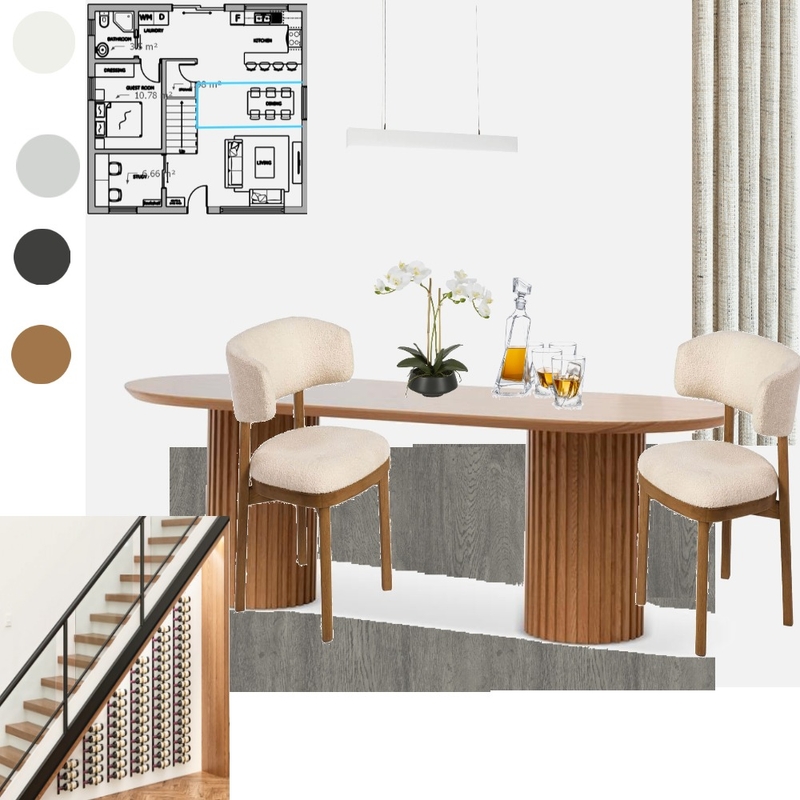 Sample Board / Dining Room Mood Board by fidele on Style Sourcebook