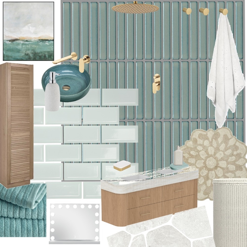 Bathroom Mood Board by shellym on Style Sourcebook