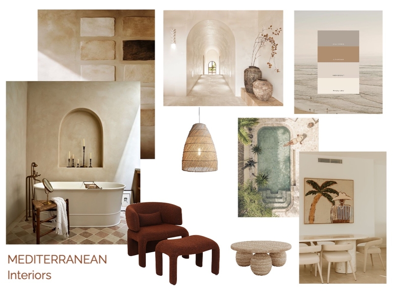 Mediterranean Interiors Mood Board by Lishawke on Style Sourcebook
