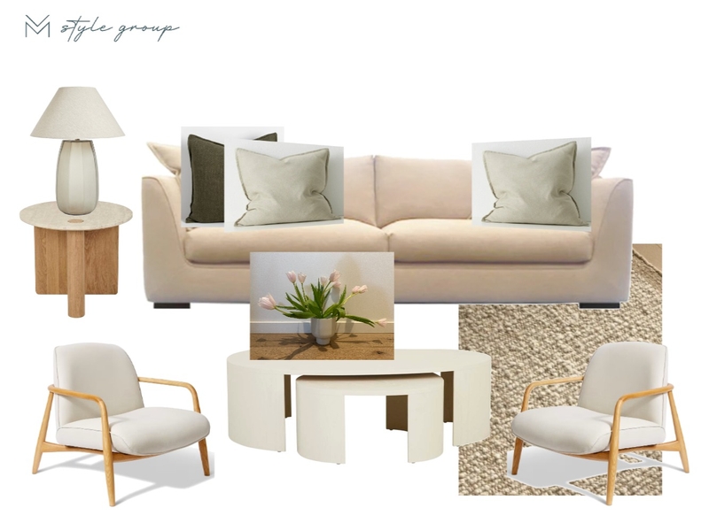 Shirley Ave, Sitting Area REVISED Mood Board by The VM Style Group on Style Sourcebook