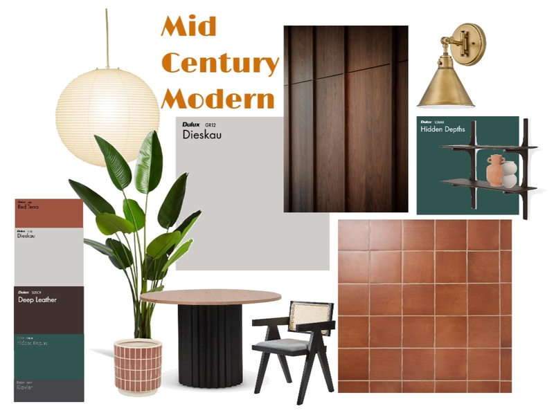 mid century modern Mood Board by Tommy on Style Sourcebook