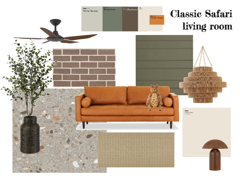 classic safari Mood Board by Tommy on Style Sourcebook