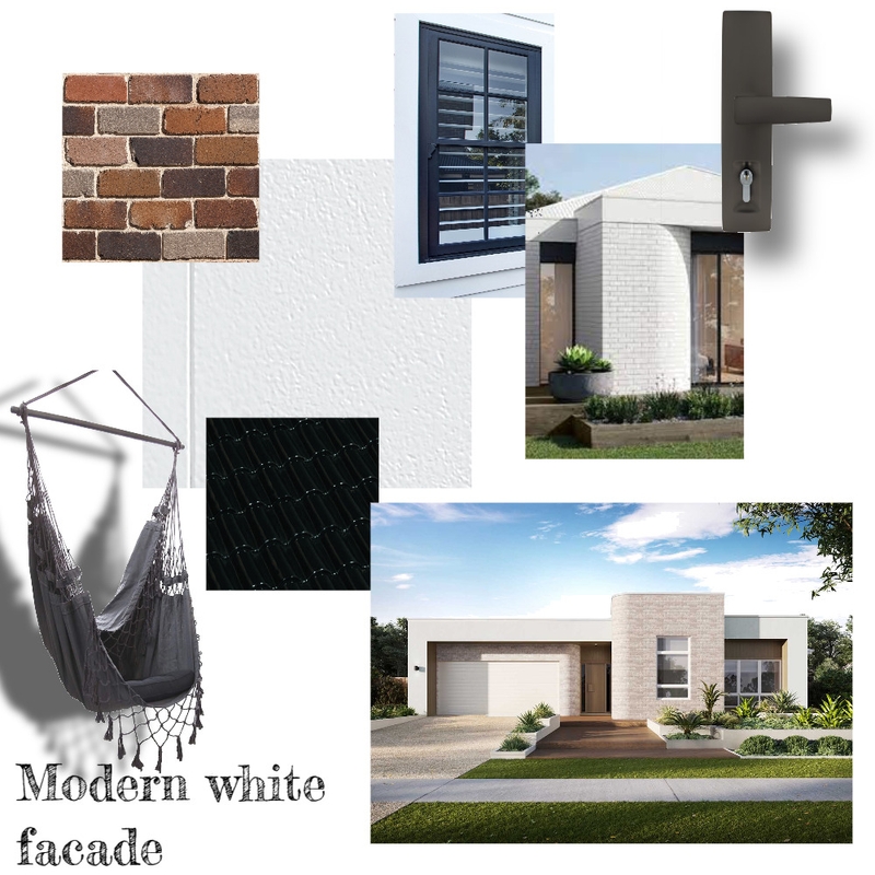 Modern white facade Mood Board by mahdiyeh.bli@gmail.com on Style Sourcebook