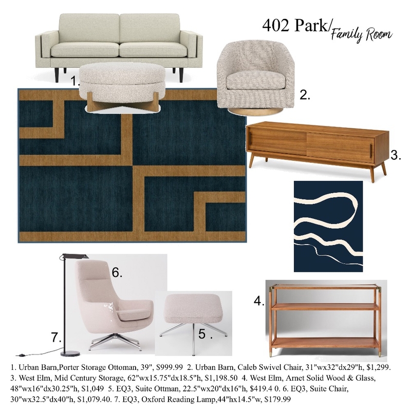 402 Park - Family Room Mood Board by Cindy S on Style Sourcebook