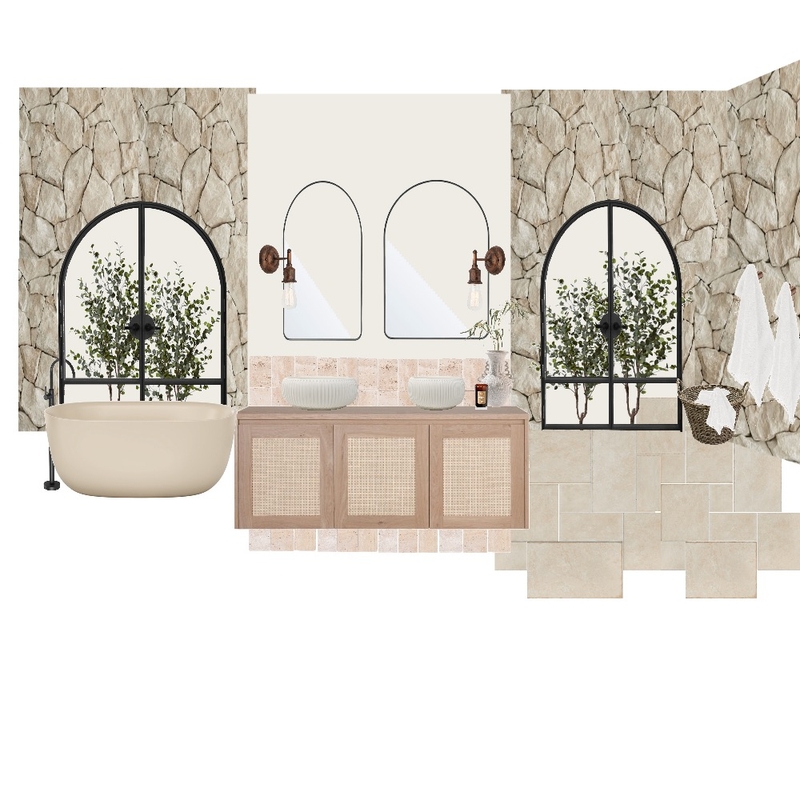 Mediterranean Bathroom - In Progress Mood Board by tylerpoletti on Style Sourcebook