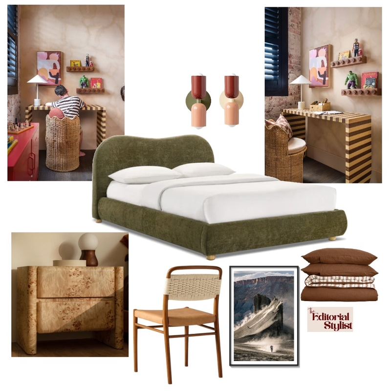 Reggie's Room Mood Board by The Editorial Stylist on Style Sourcebook