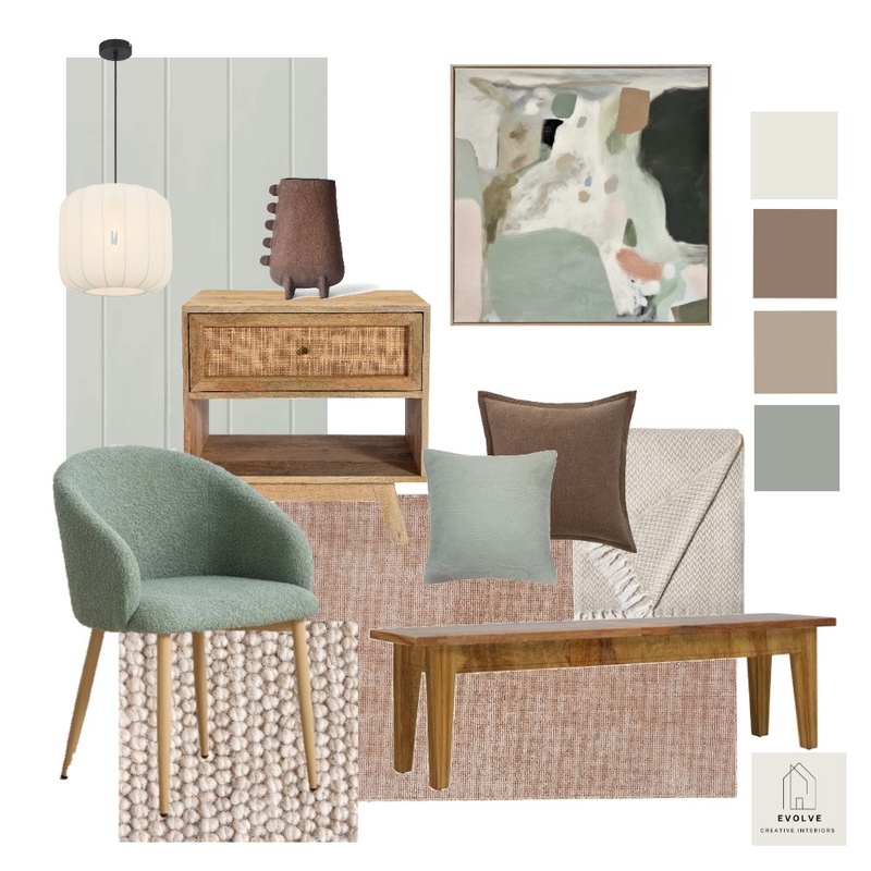 Glenorchy Bedroom Mood Board by Evolve Creative Interiors on Style Sourcebook