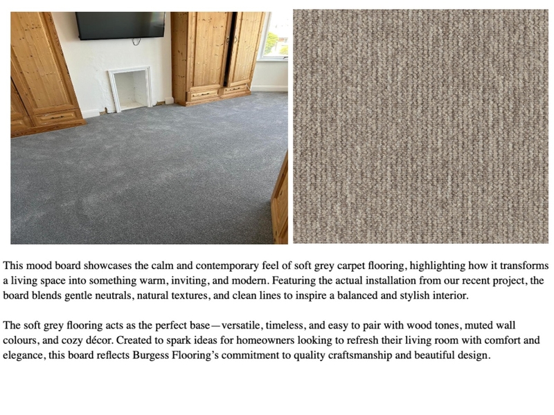 Soft Grey Flooring Mood Board | Burgess Flooring Mood Board by Burgess Flooring and Blinds Ltd on Style Sourcebook