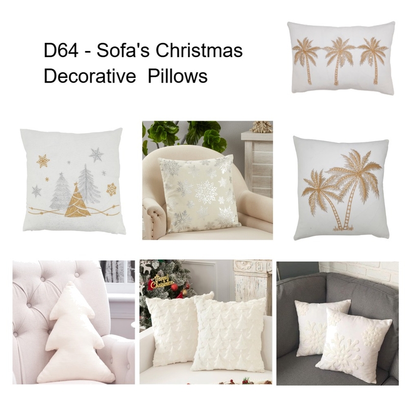 D64 - Caribbean Club Sofa's Christmas Pillows Mood Board by Bedside on Style Sourcebook