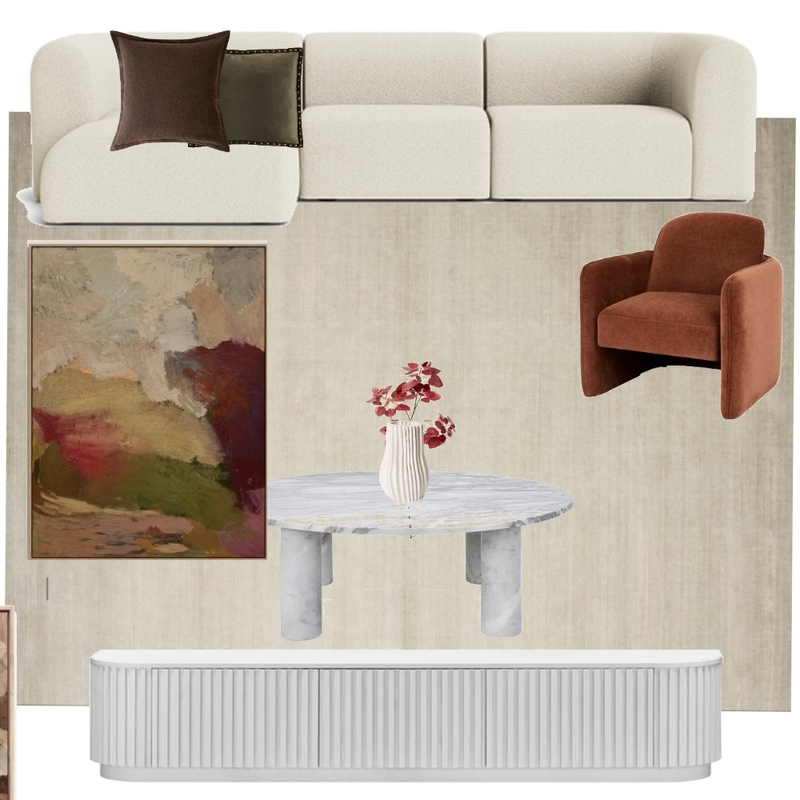 Living area rj couch v2  marty tv unita tallira rug Mood Board by Efi Papasavva on Style Sourcebook