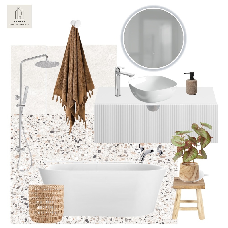 Adina St bathroom Mood Board by Evolve Creative Interiors on Style Sourcebook